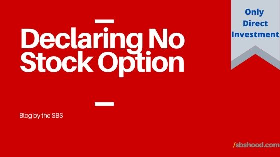 Declaring No Stock Option(2)
